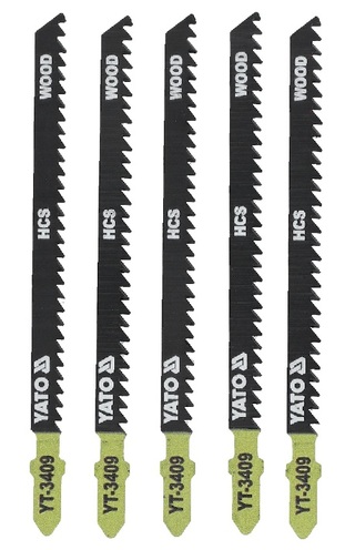 BRZESZCZOT DO WYRZYNARKI TYP T, 8 TPI, DO DREWNA / 5 SZT. 115 MM YATO YT-3409
