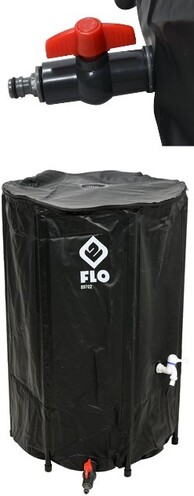 ZBIORNIK NA WODĘ DESZCZOWĄ ZASOBNIK DESZCZÓWKA 250L PVC FLO 89702