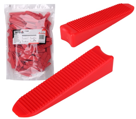 SYSTEM KLINÓW KLINY 150szt. DO POZIOMOWANIA PŁYTEK GLAZURY 1mm YATO YT-36945