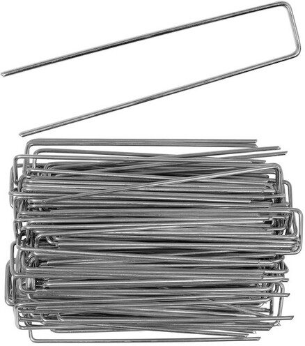 ZESTAW SZPILKI METALOWE DO AGROWŁÓKNINY I AGROTKANINY 100 SZT FLO 91060 