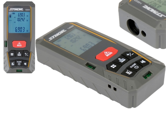 DALMIERZ LASEROWY CYFROWY MIERNIK ODLEGŁOŚCI 40m STHOR 14600
