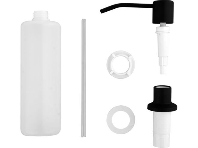 DOZOWNIK PŁYNU DO NACZYŃ CZARNY FALA 69397