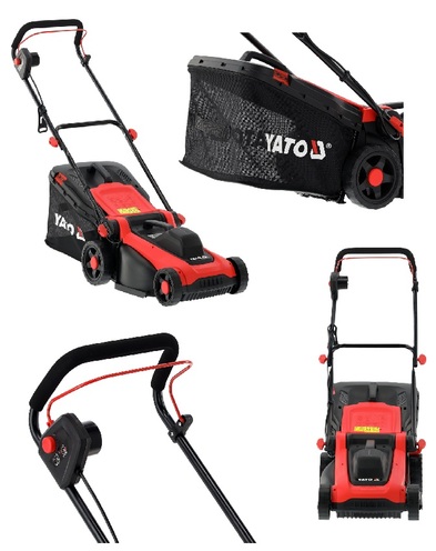 KOSIARKA ELEKTRYCZNA KOSZ 40L 1500W 36cm YATO YT-851991