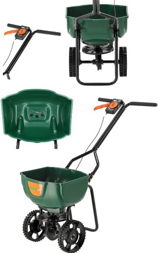 SIEWNIK, ROZRZUTNIK DO NAWOZU, PIASKU, NASION, ROTACYJNY 15 L, 15 KG FLO 89877 