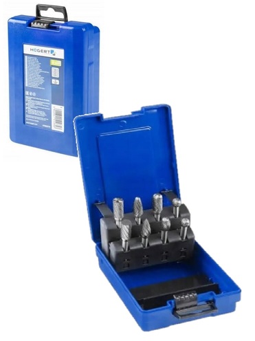 FREZY PILNIKI TRZPIENIOWE DO METALU Z WĘGLIKA WOLFRAMU 6mm HOGERT HT6D579