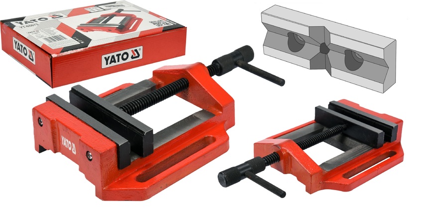 IMADŁO UCHWYT MASZYNOWE MODELARSKIE DO WIERTARKI BLATU STATYWU 150mm YATO YT-65073