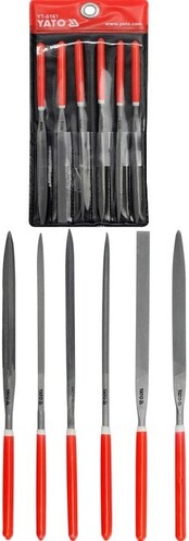 PILNIKI IGLAKI 160X75MM, ZESTAW 6 SZT. STAL ŁOŻYSKOWA GCR15 YATO YT-6161 