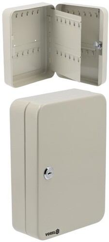  SKRZYNKA NA KLUCZE 250X180X80,48 HAKÓW LAKIEROWANA VOREL 78434