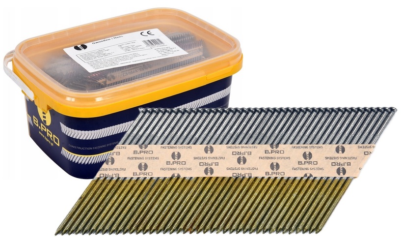 GWOŹDZIE TAŚMOWE DO GWOŹDZIARKI YT-09240 90mm śr. 3,1mm 2000szt. VOREL 72013