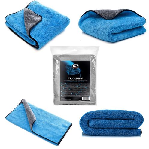 RĘCZNIK DO OSUSZANIA SAMOCHODU 800gsm 60x90cm FLOSSY K2 D0220