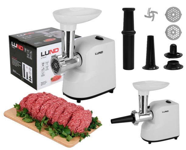 MASZYNKA DO MIELENIA MIĘSA NADZIEWARKA DO KIEŁBASY 5w1 350W LUND 67902
