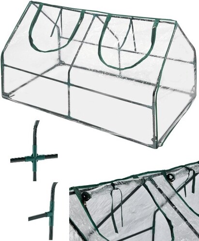 MINI-SZKLARNIA PRZYDOMOWA DO UPRAWY ROŚLIN 120X60X60 PVC FLO 90001 