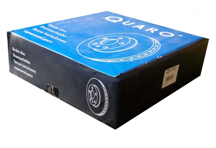 Tarcze hamulcowe pełne z powłoką antykorozyjną QUARO QD3736 - FORD S-MAX (CJ, WA6) GALAXY III (CK) - OŚ TYLNA