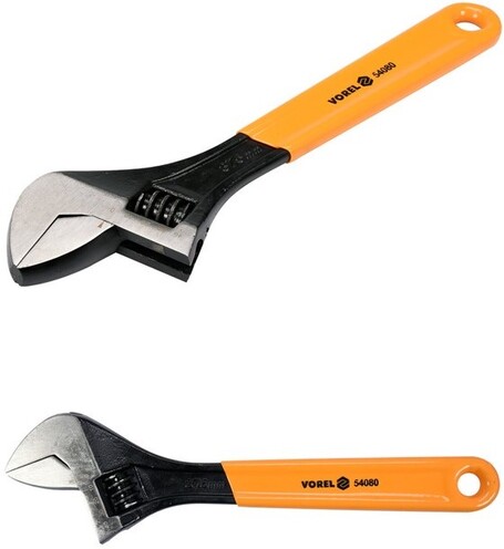 KLUCZ NASTAWNY ŚLIMAKOWY TYP ANGIELSKI FRANCUZ SZWED 275MM VOREL 54080