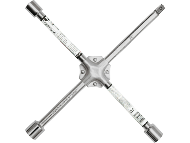 KLUCZ KRZYŻAKOWY DO KÓŁ 24X27X32 MM X 3/4'' YATO YT-0802