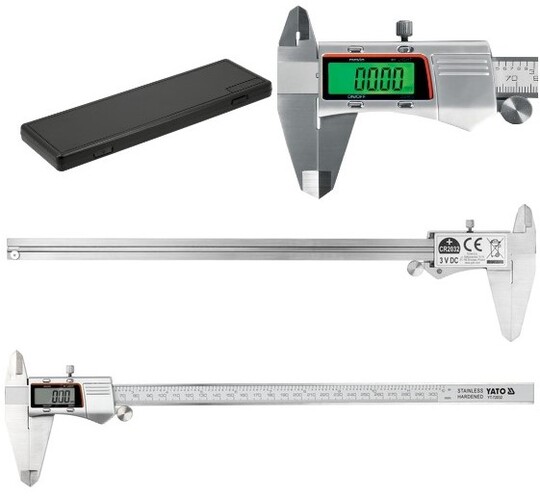 SUWMIARKA NONIUSZ MAUZERKA 300 / 0,03 Z PODŚWIETLANYM EKRANEM YATO YT-72032 