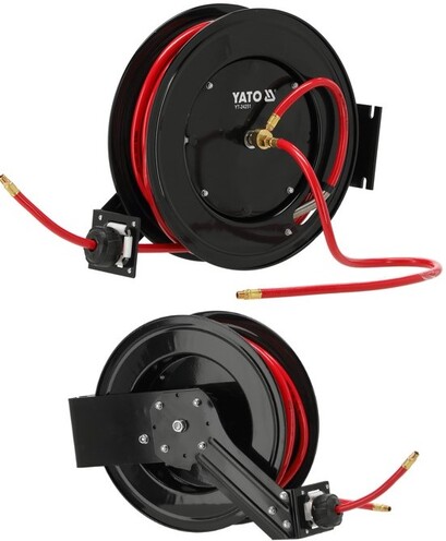 WĄŻ PNEUMATYCZNY 9,5MM X 20M NA ZWIJAKU AUTOMATYCZNYM YATO YT-24251