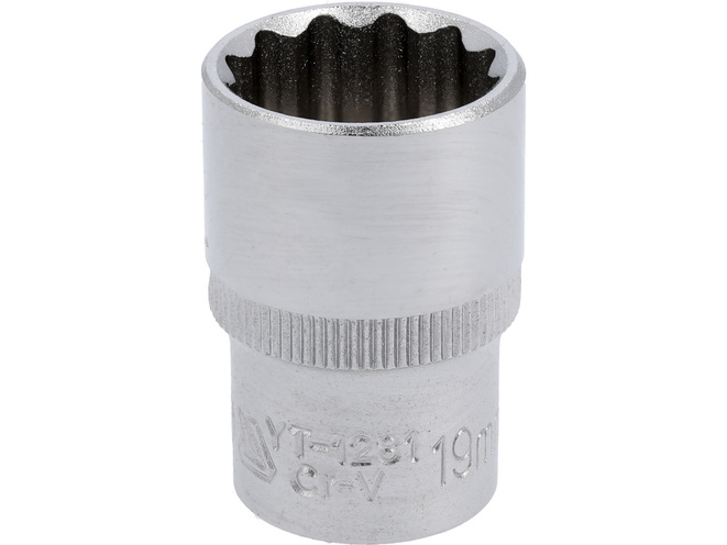 NASADKA DWUNASTOKĄTNA KRÓTKA 1/2'' 19mm YATO YT-1281