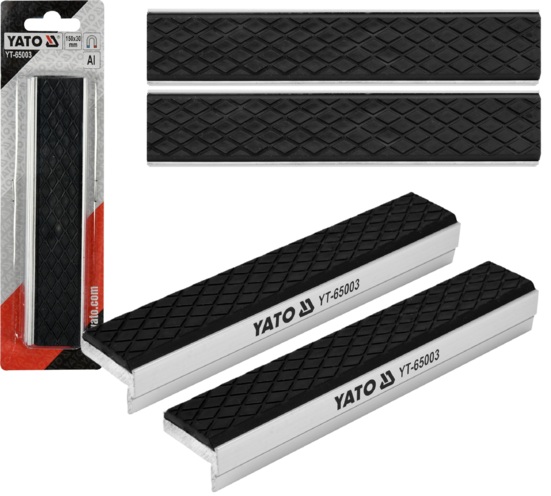 SZCZĘKI WYMIENNE DO IMADŁA MIĘKKIE NA MAGNES 150mm YATO YT-65003