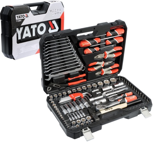 ZESTAW NARZĘDZIOWY KLUCZE NASADOWE 1/4