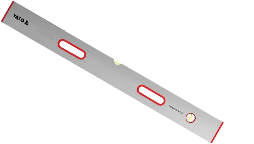 POZIOMNICA ŁATA MURARSKA Z UCHWYTAMI 2 LIBELKI 1,5m YATO YT-3076
