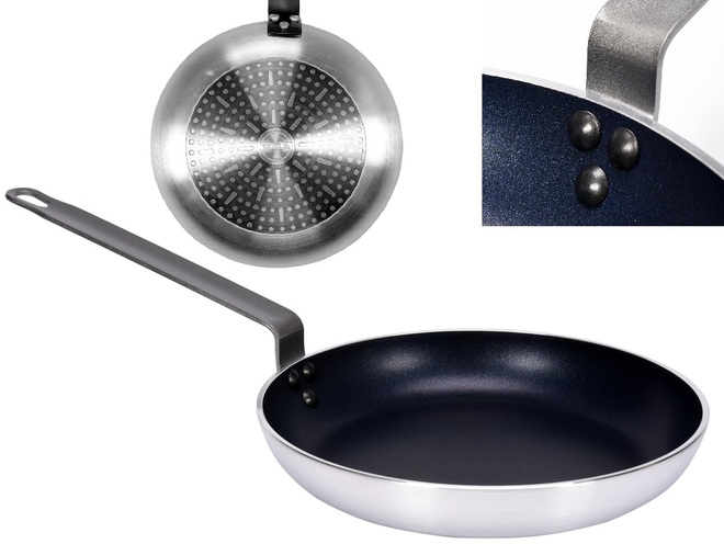 ALUMINIOWA PATELNIA Z POWŁOKĄ PTFE NA INDUKCJĘ 28CM YATO YG-00161