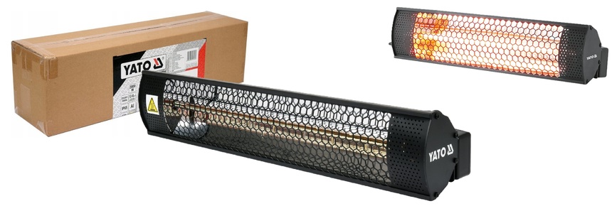 PROMIENNIK PODCZERWIENI TARASOWY GRZEWCZY GRZEJNIK LAMPA 2000W 2kW YATO YT-99531