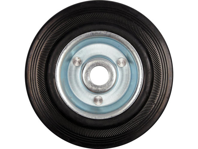 KÓŁKO ŁOŻYSKOWANE Z CZARNĄ GUMĄ 125MM VOREL 87453