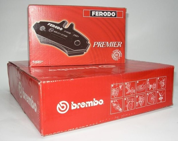 TARCZE hamulcowe BREMBO 09.5707.14 i KLOCKI FERODO FSL884 FORD MONDEO I , II  - PRZÓD