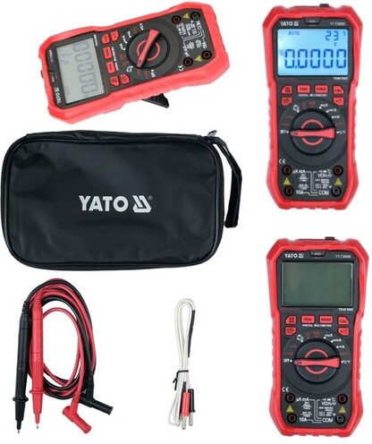MIERNIK CYFROWY PRZYRZĄD POMIAROWY TRUE RMS LCD 60000 YATO YT-730896