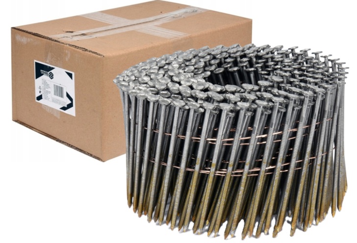 GWOŹDZIE BĘBNOWE DO GWOŹDZIARKI BĘBNOWEJ 75mm śr. 2,5mm 3600szt. VOREL 71995