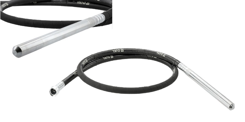 WĄŻ Z BUŁAWĄ DLA YT- 82600 WIBRATORA ZAGĘSZCZARKI DO BETONU 3m YATO YT-82595
