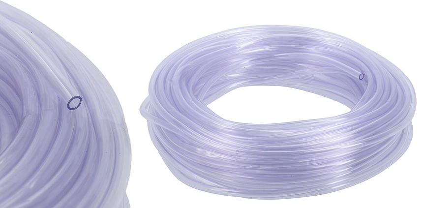 WĄŻ TECHNICZNY JEDNOWARSTWOWY NIEZBROJONY PRZEZROCZYSTY PVC 4mm 25m VOREL 81434