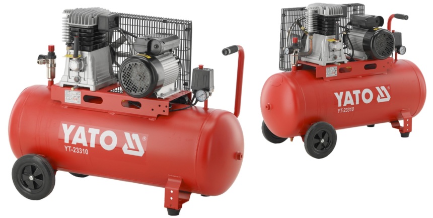 KOMPRESOR OLEJOWY SPRĘŻARKA POWIETRZA 100L 3KM 360L/MIN 10BAR YATO YT-23310