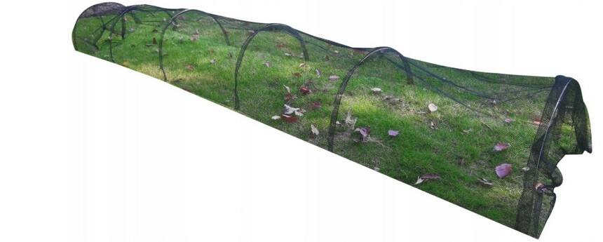 CZARNY TUNEL OSŁONA SIATKOWA OCHRONY Z SIATKI POLIESTROWEJ ROŚLIN FLO 89770 