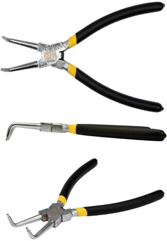 SZCZYPCE SEGERA WEWN/ WYGIĘTE SEGERÓWKI 180MM CHROM VOREL 43058