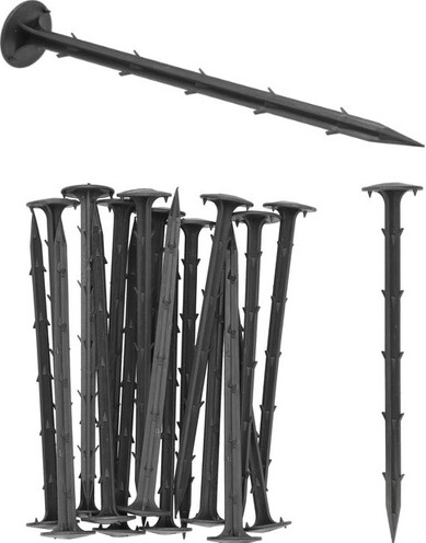 SZPILKI,KOŁKI DO MOCOWANIA AGRO -WŁÓKNINY -TKANINY I GEOWŁÓKNINY 20SZT 25CM FLO 88718 