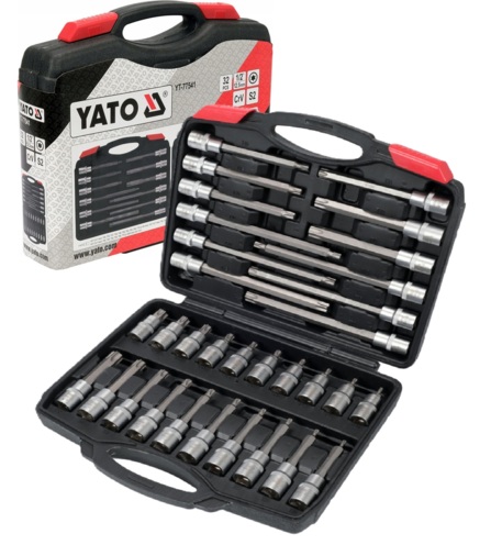 ZESTAW KLUCZY TRZPIENIOWYCH TORX 1/2