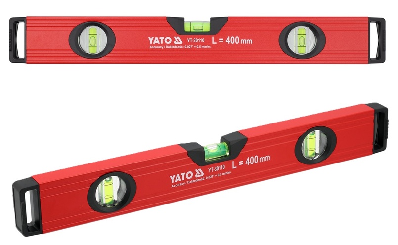 POZIOMNICA ALUMINIOWA 3 LIBELLE 400mm 0,4m 40cm YATO YT-30110
