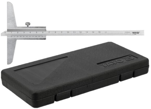 GŁĘBOKOŚCIOMIERZ SUWMIARKOWY 150 MM YATO YT-72240