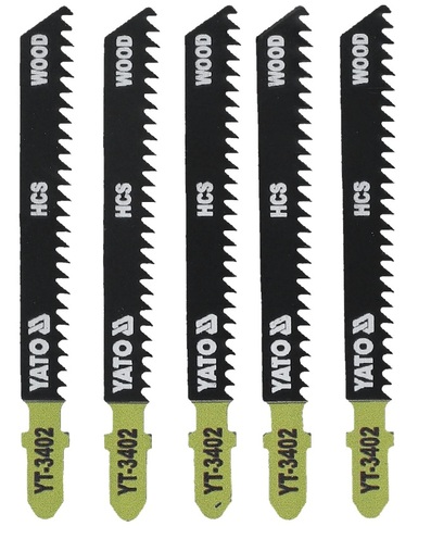 BRZESZCZOT DO WYRZYNARKI TYP T, 8 TPI, DO DREWNA / 5 SZT. 100 MM YATO YT-3402