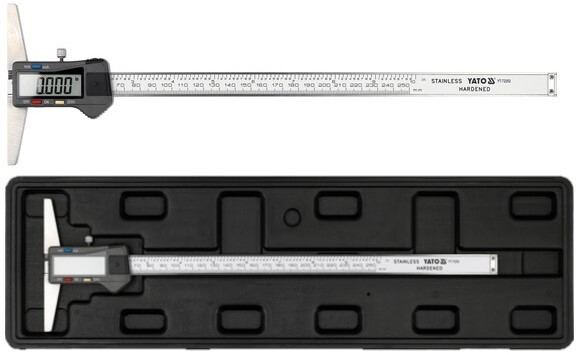 GŁĘBOKOŚCIOMIERZ ELEKTRONICZNY 250 MM YATO YT-72252 