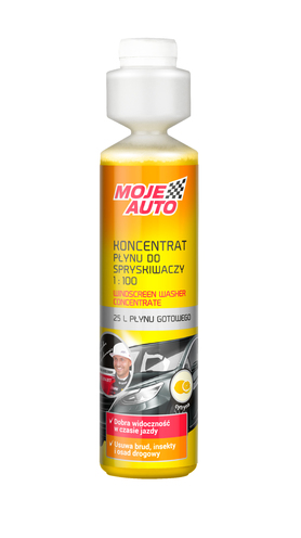 KONCENTRAT PŁYNU DO SPRYSKIWACZY 250ML CYTRYNA MOJE AUTO 19-087