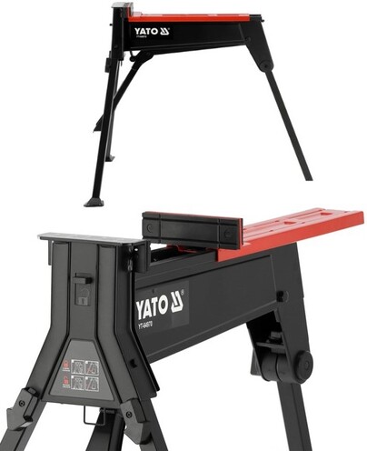 MOBILNE IMADŁO NOŻNE ŚCISKACZ UCHWYT DUŻYCH ELEMENTÓW 955MM YATO YT-64970 