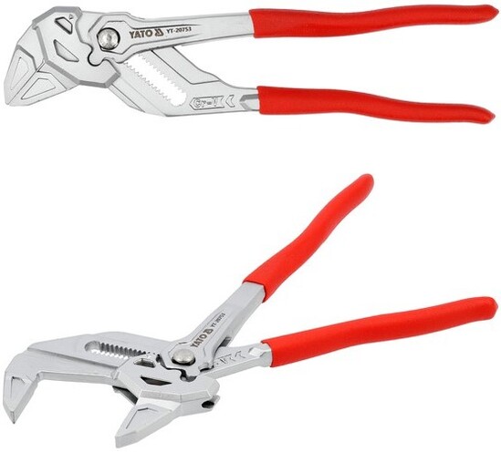 SZCZYPCE NASTAWNE CHWYTAKI DO RUR ŻABKA 250MM YATO YT-20753