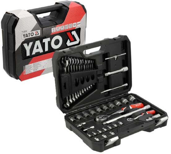 ZESTAW NARZĘDZIOWY KLUCZE NASADOWE 1/4