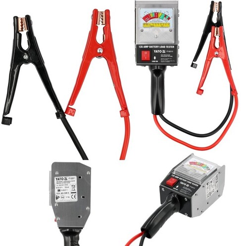 TESTER MIERNIK AKUMULATORÓW URZĄDZENIE DIAGNOSTYCZNE 6/12V YATO YT-83111