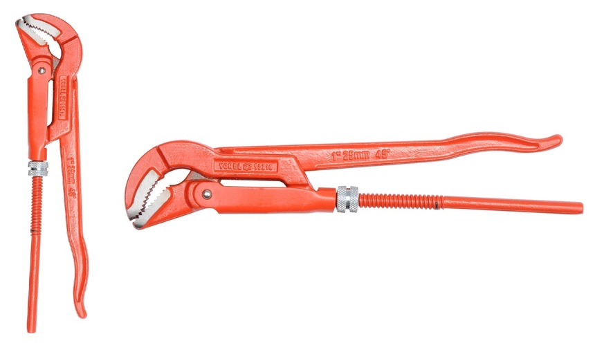KLUCZ NASTAWNY DO RUR TYP SZWEDZKI SZWED 45° 1'' 320mm VOREL 55210