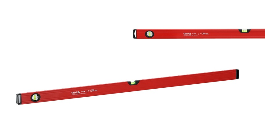 POZIOMNICA ALUMINIOWA 2 LIBELLE 1200mm 1,2m 120cm YATO YT-30104