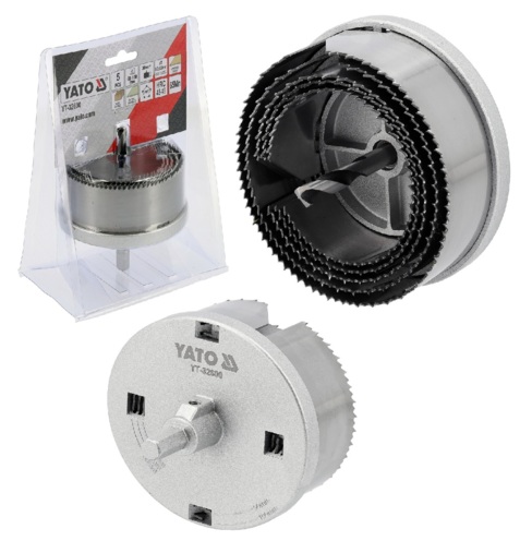 ZESTAW OTWORNIC DO DREWNA 26-64MM (26 32 39 45 51 58 64) 7SZT YATO YT-32603 